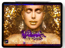 Load image into Gallery viewer, 155 Luxury Glitter Brushes for Procreate | Procreate Fur Brushes | Procreate Stamps | Procreate Brushes | Ipad Brushes | Procreate Palette
