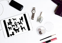 Load image into Gallery viewer, 10 Beautiful Dog Brush Stamps V 6
