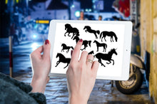 Load image into Gallery viewer, 30 Beautiful Horses Brush Stamps BUNDLE
